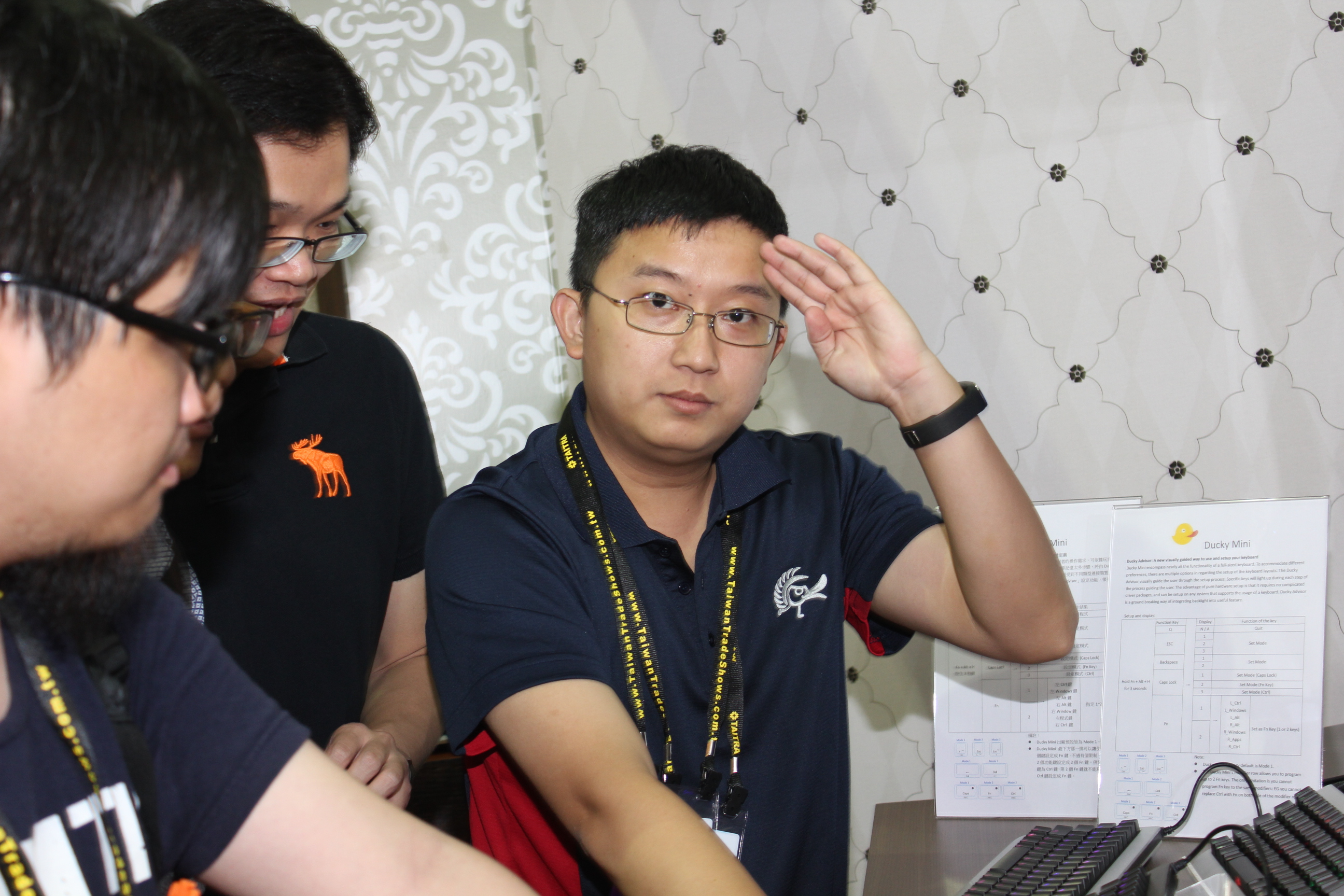 [COMPUTEX 2014] Ducky Mini 彩色背光鍵盤，輕鬆定義按鍵燈色 2IJ09