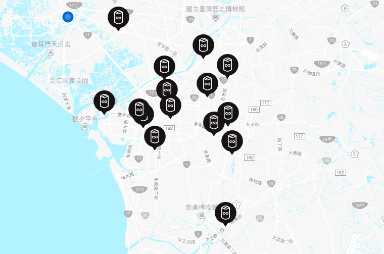 15座台南 Gogoro  電池交換站位置、地址與營業時間(2016.11月更新) 00158 15座台南 Gogoro  電池交換站位置、地址與營業時間(2016.11月更新) 00158