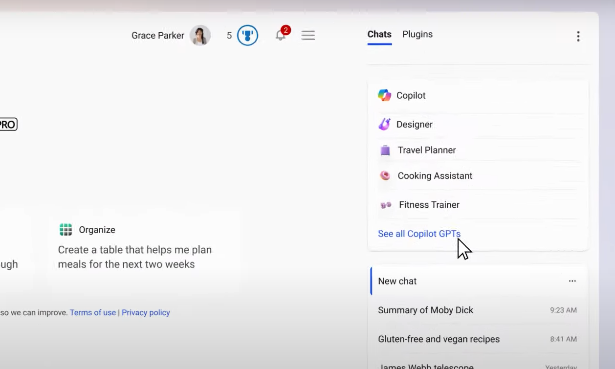 可搭載在 Word/Excel 的 Copilot AI 功能來了!微軟推出旗艦版 Copilot Pro copilot-pro-GPTs-2 可搭載在 Word/Excel 的 Copilot AI 功能來了!微軟推出旗艦版 Copilot Pro copilot-pro-GPTs-2