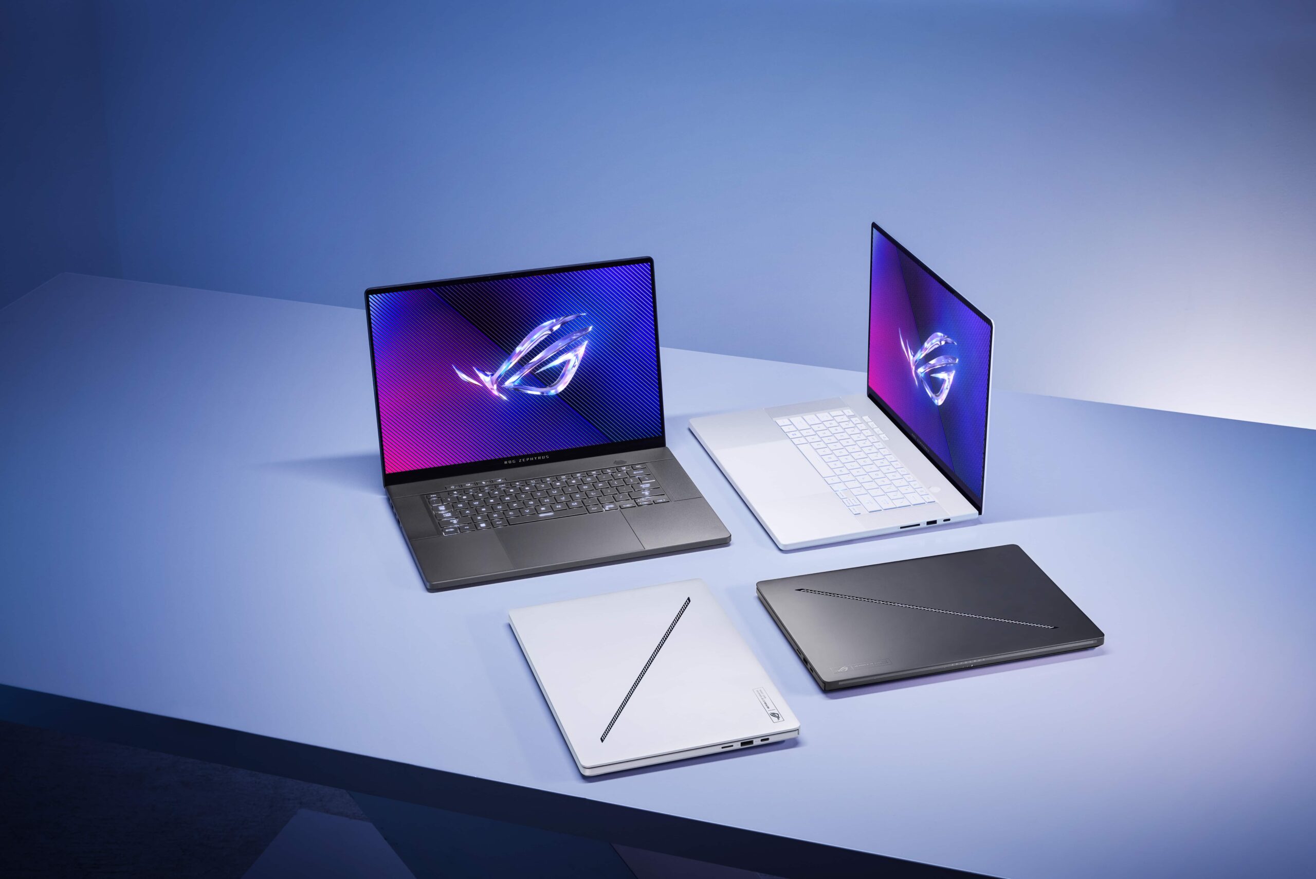 華碩 AI PC 超熱銷，ROG Zephyrus G14/16 兩週銷售一空！ ROG-Zephyrus-G14／16今年升級為「AI電競筆電」，極致輕薄搭配精品級外型，被全球指標性媒體《Toms-Hardware》評為「CES-2024最佳科技產品」。-scaled