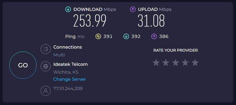 Opera 瀏覽器提供不限速免費 VPN,下載速度超過 250M! image-26 Opera 瀏覽器提供不限速免費 VPN,下載速度超過 250M! image-26