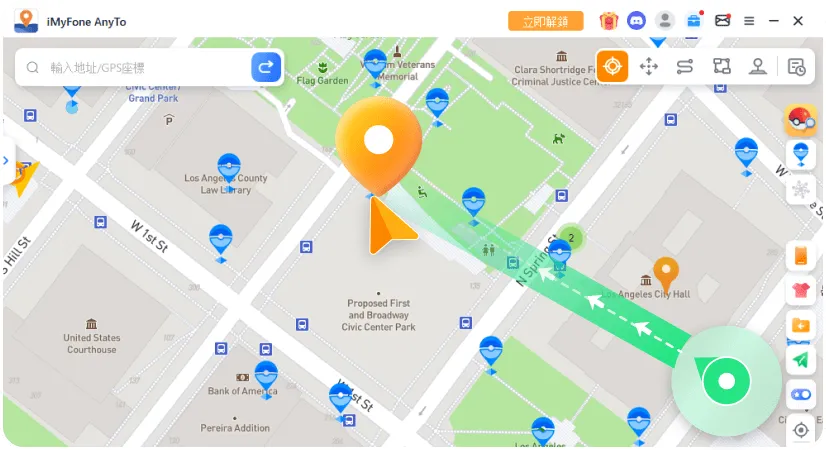 超強 iOS/Android GPS 定位修改器 LocaWhere AnyTo!不用破解系統,還能當遊戲外掛! 寶可夢補給站與道館地圖 超強 iOS/Android GPS 定位修改器 LocaWhere AnyTo!不用破解系統,還能當遊戲外掛! 寶可夢補給站與道館地圖