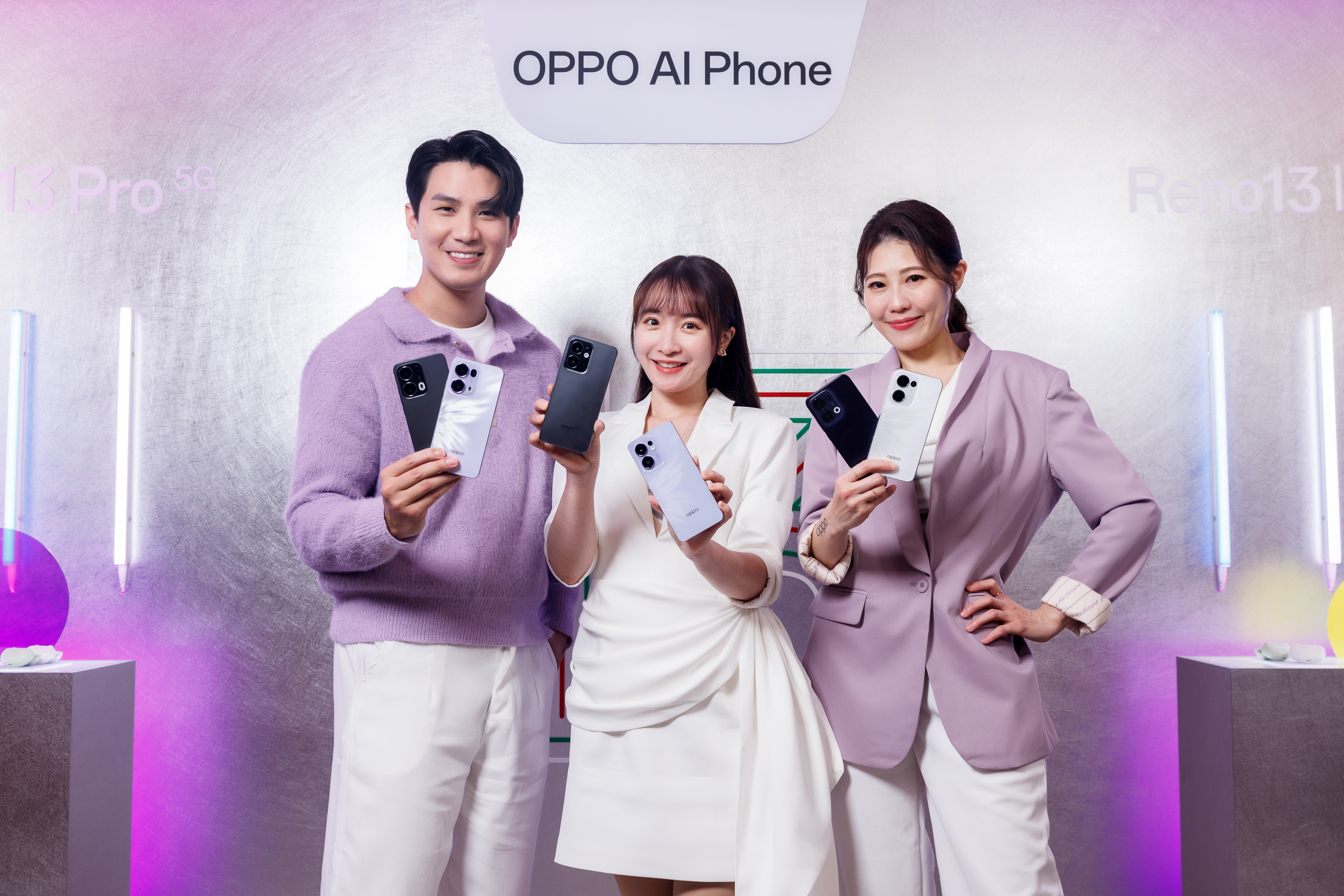 OPPO 推出 AI 輕旗艦手機 Reno13、Reno13 Pro 【圖三】Reno13-系列硬體規格超越過往定位，加入Reno系列有史以來最強續航與電量