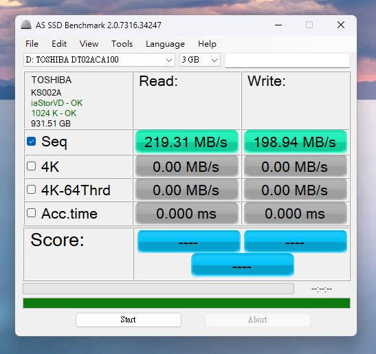 華碩第一款商用 AI PC ExpertCenter D900 Mini Tower (D900MF) 評測 as-ssd-hdd 華碩第一款商用 AI PC ExpertCenter D900 Mini Tower (D900MF) 評測 as-ssd-hdd
