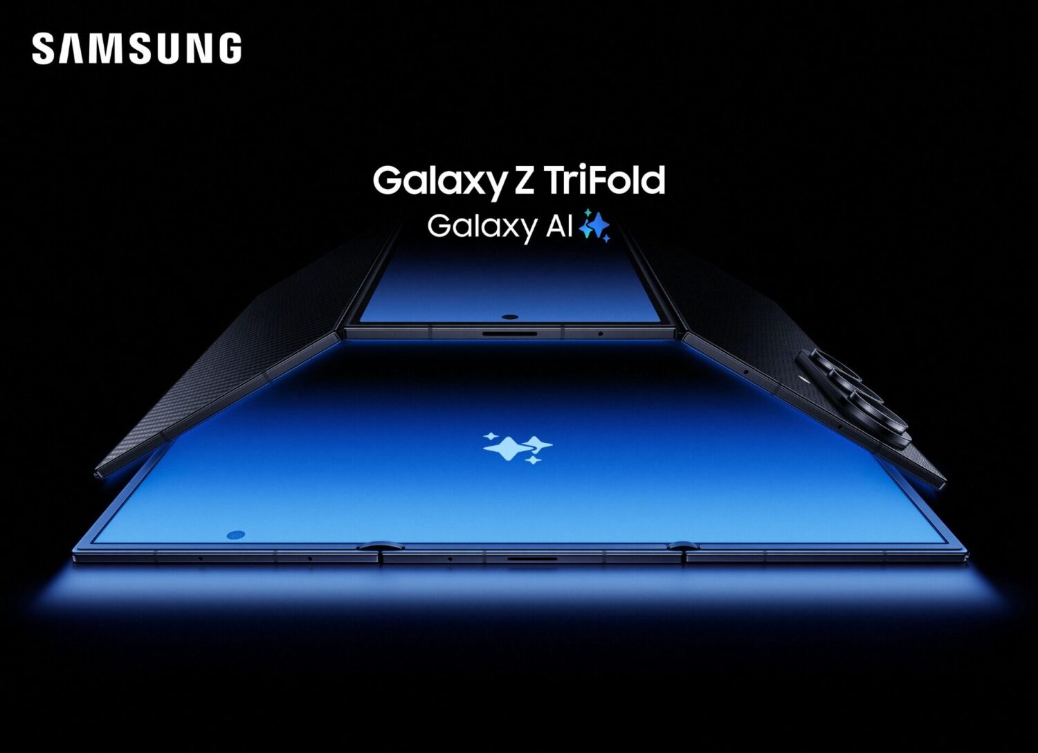 三星三折手機Galaxy Z TriFold 亮相！和Huawei Mate XT 誰比較強