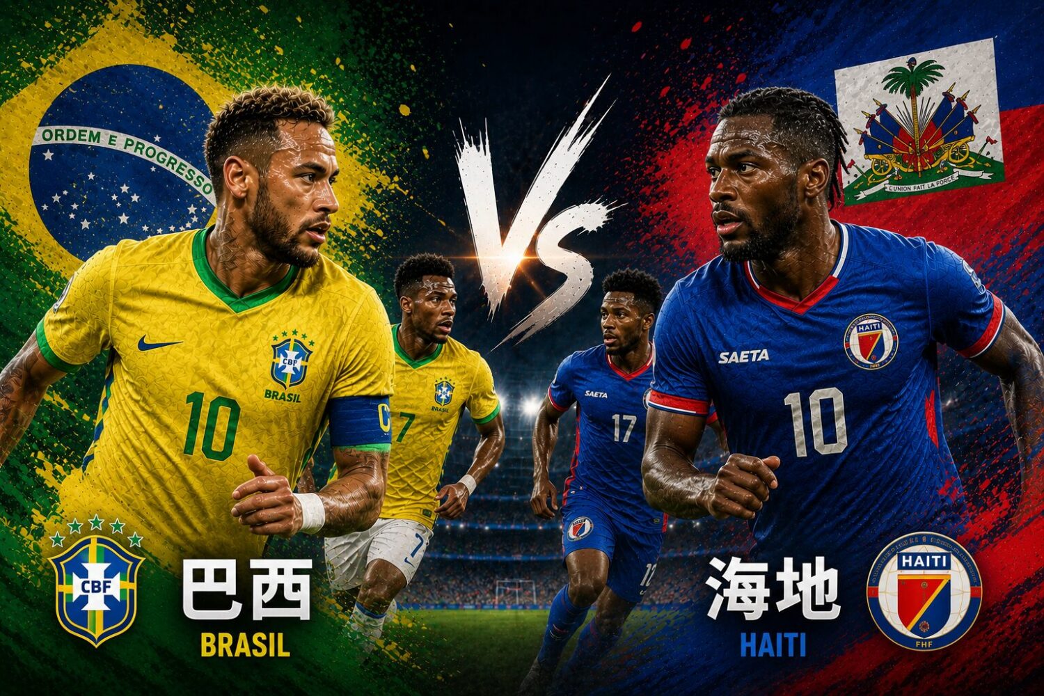 [LIVE 🔴] 巴西 vs 海地 2026 世足賽網路直播線上看、電視免費轉播
