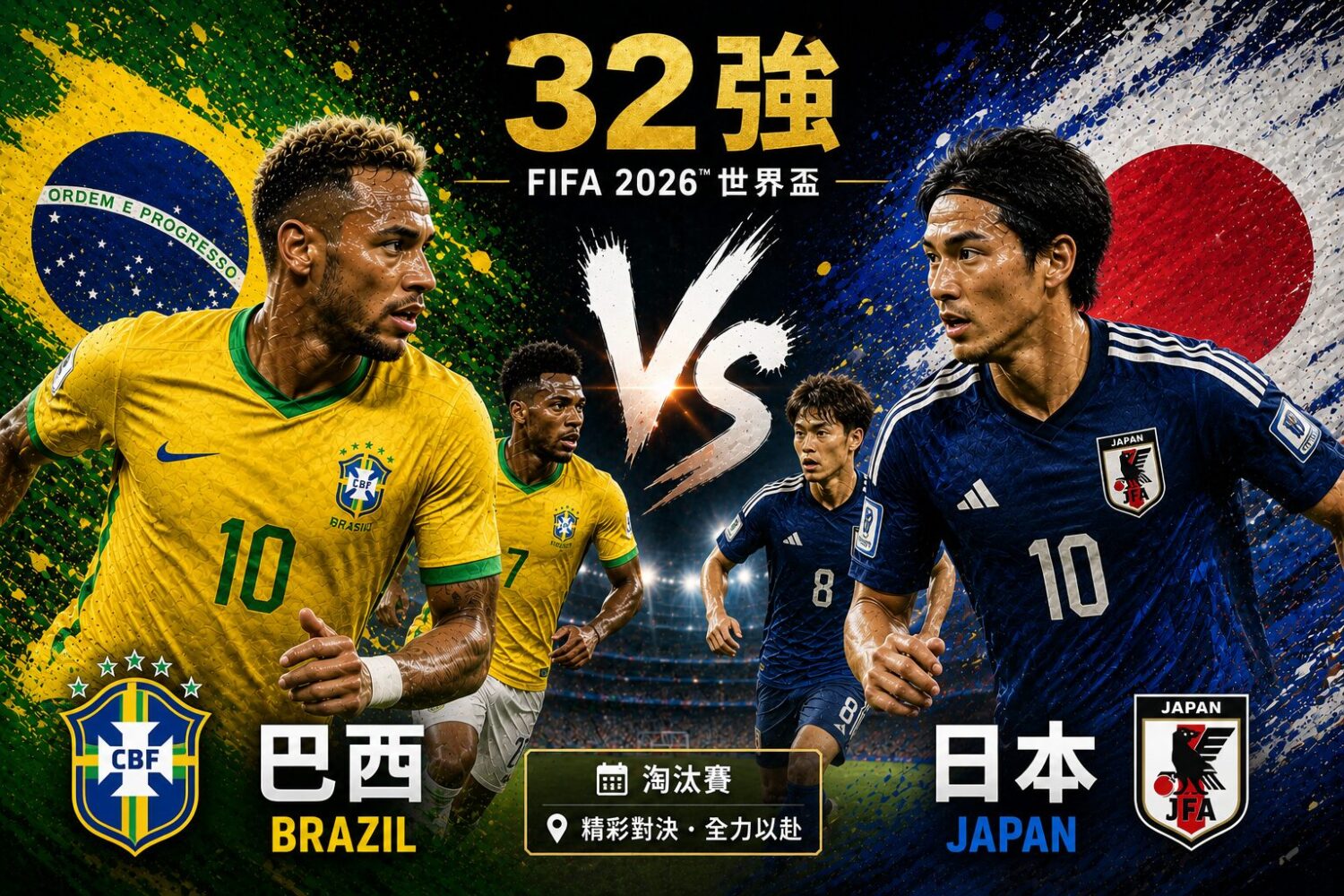 [直播🔴] 世足 32強 | 巴西 vs 日本 網路直播線上看、電視免費轉播 (含愛爾達、Hami Video)