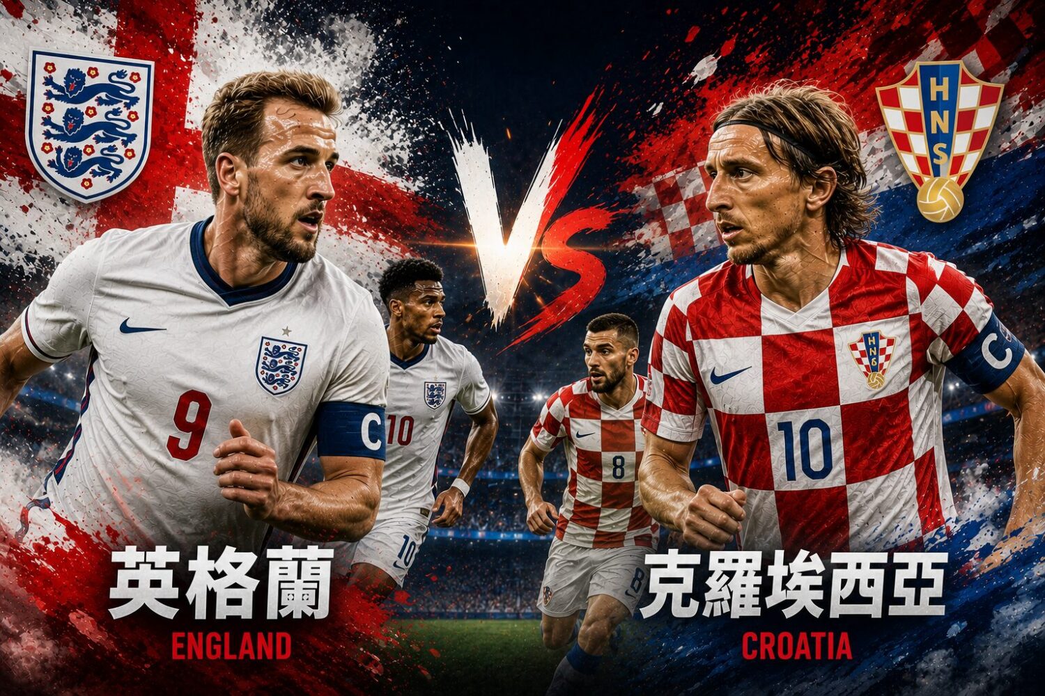 [LIVE 🔴] 英格蘭 vs 克羅埃西亞 2026 FIFA 網路直播線上看、電視免費轉播