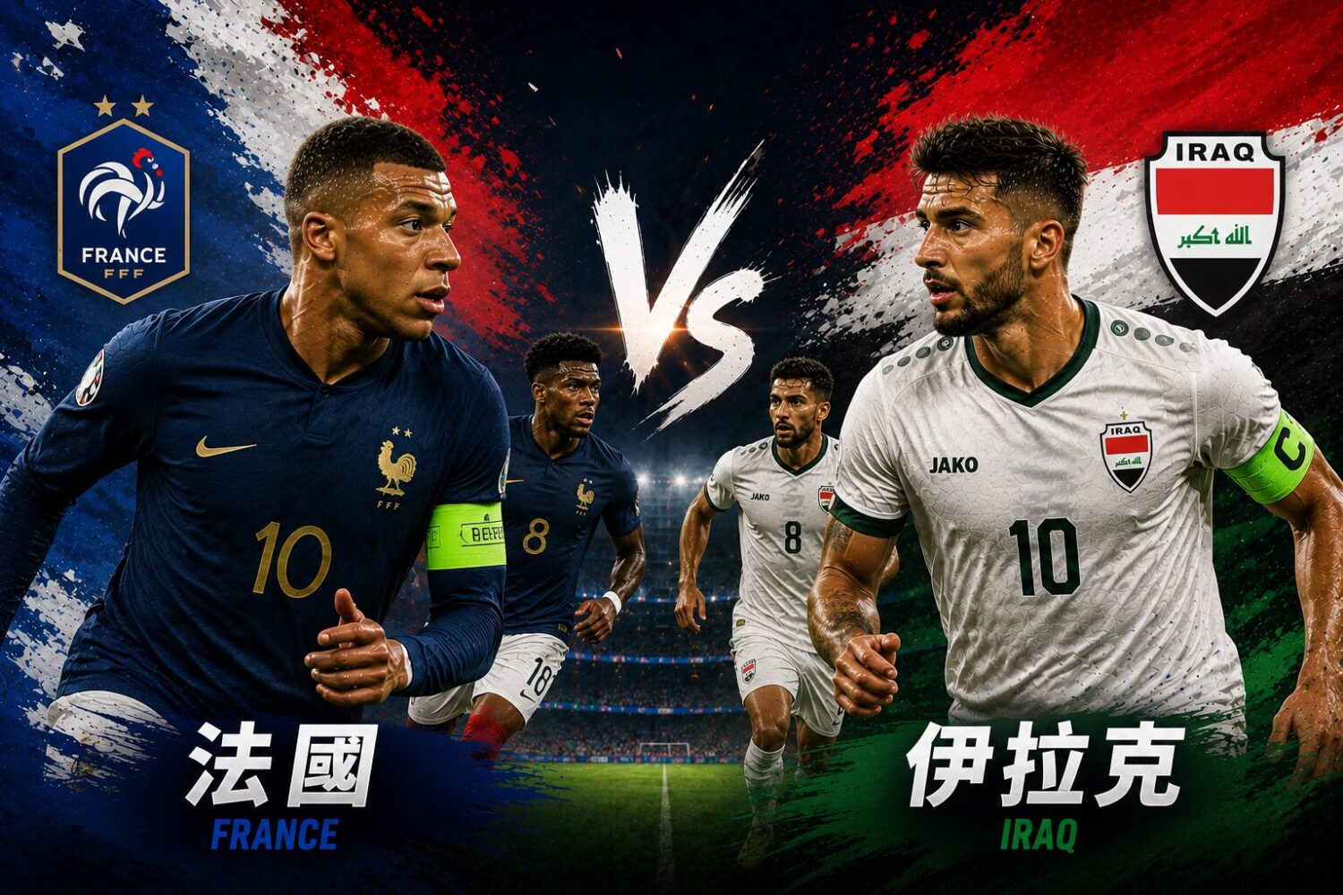 [LIVE 🔴] 法國 vs 伊拉克 2026 世足賽網路直播線上看、電視免費轉播