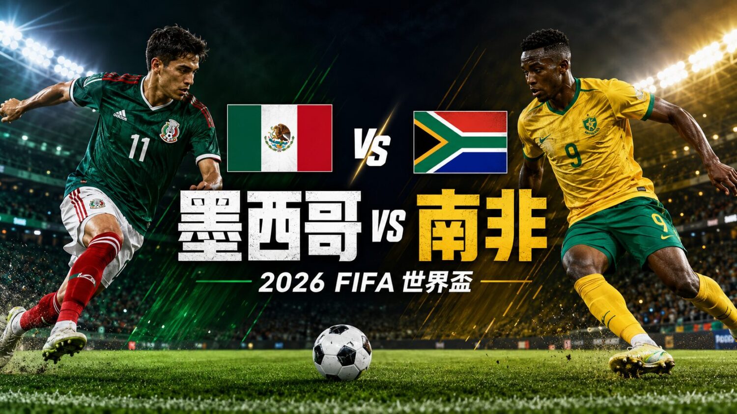 [LIVE 🔴] 墨西哥 vs 南非 2026 FIFA 網路直播線上看、電視免費轉播
