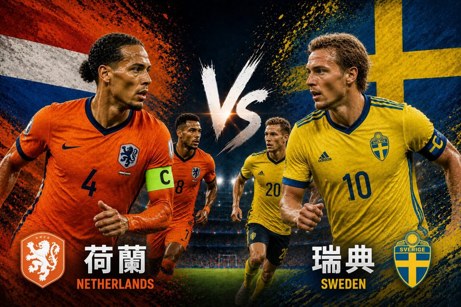 [LIVE 🔴] 荷蘭 vs 瑞典 2026 世足賽 32 強網路直播線上看、電視免費轉播
