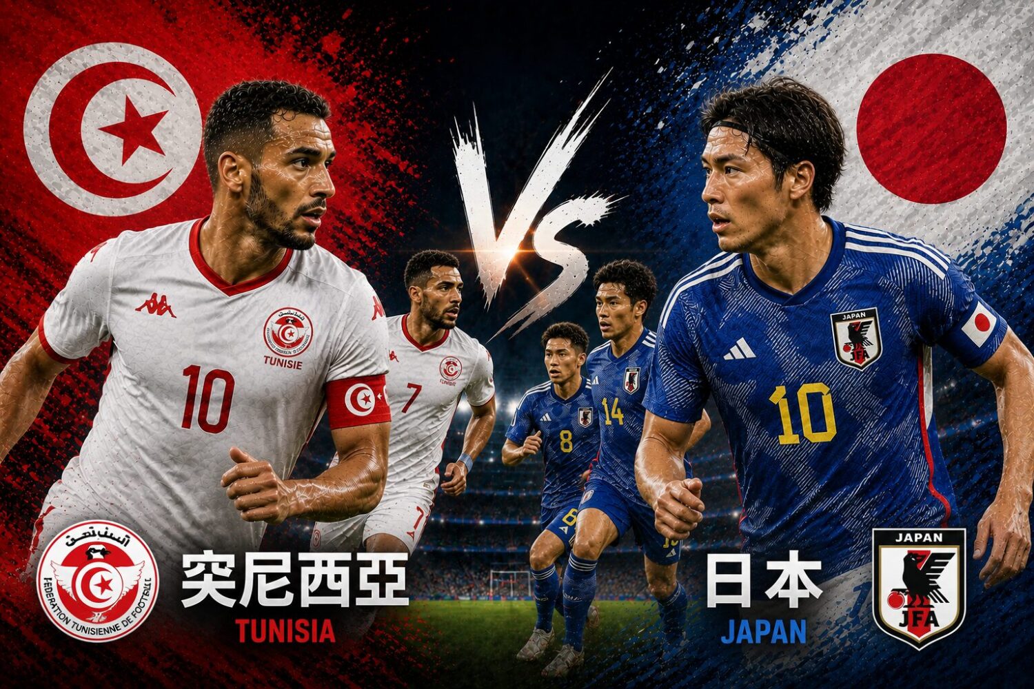 [LIVE 🔴] 突尼西亞 vs 日本 2026 世足賽網路直播線上看、電視免費轉播
