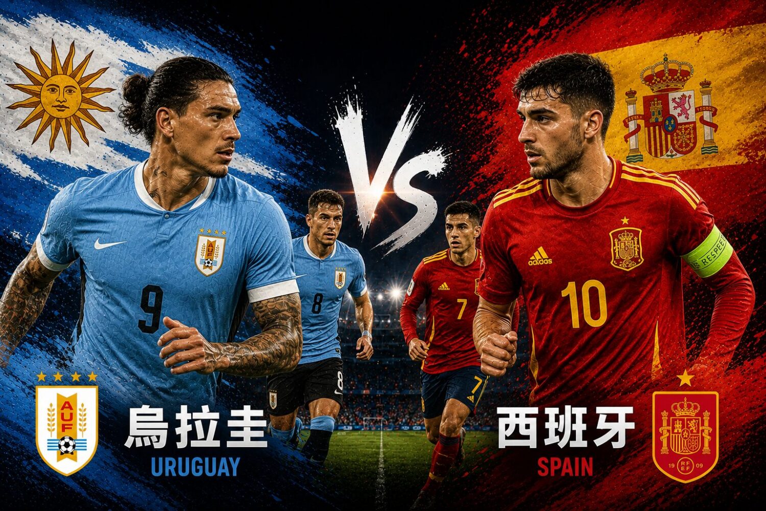 [直播🔴] 烏拉圭 vs 西班牙 2026 世足 32 強網路直播線上看、電視免費轉播 (含愛爾達、Hami Video)