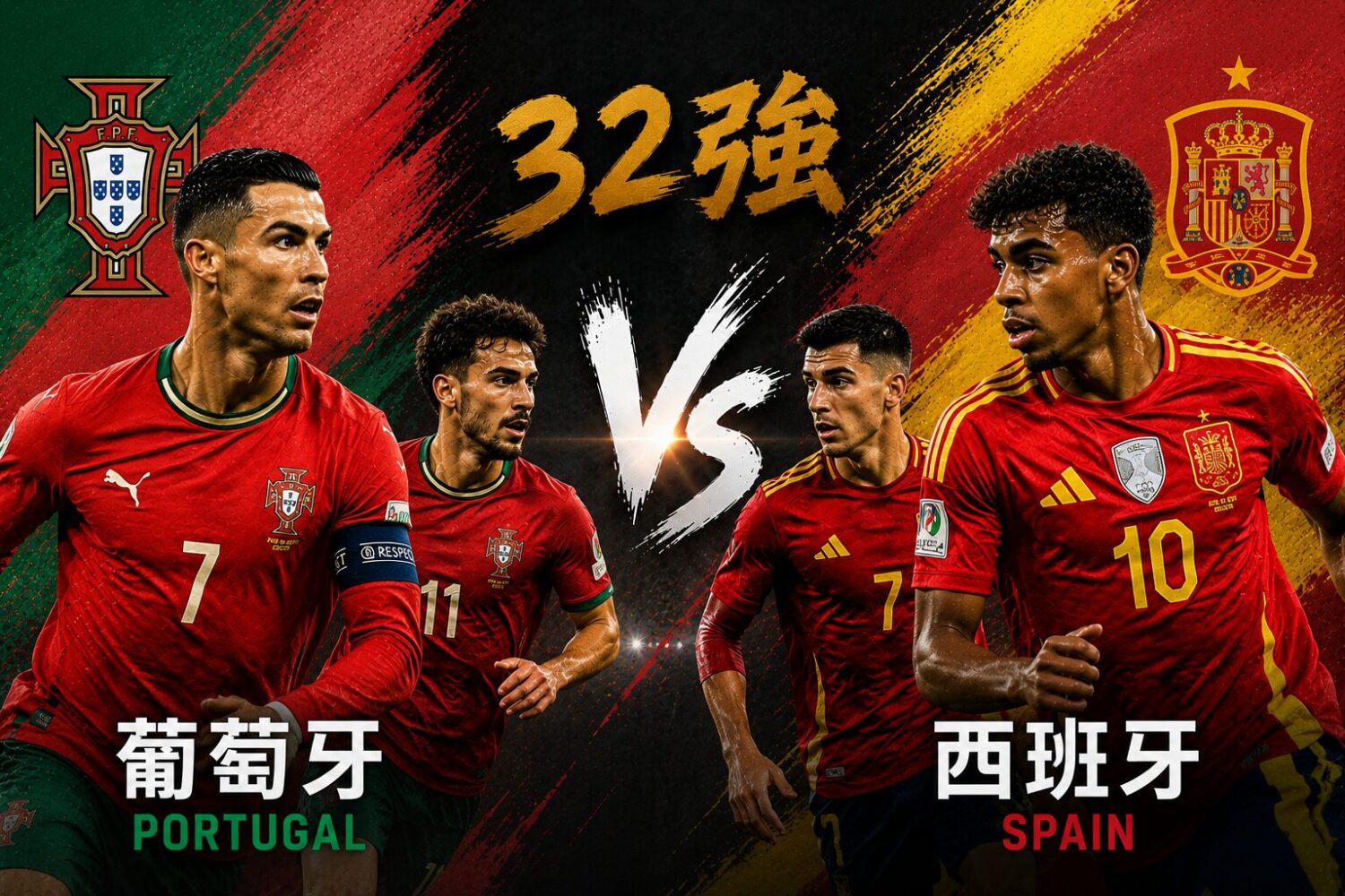 [直播🔴] 世足 16 強 | 葡萄牙 vs 西班牙 網路直播線上看、電視免費轉播 (含愛爾達、Hami Video)