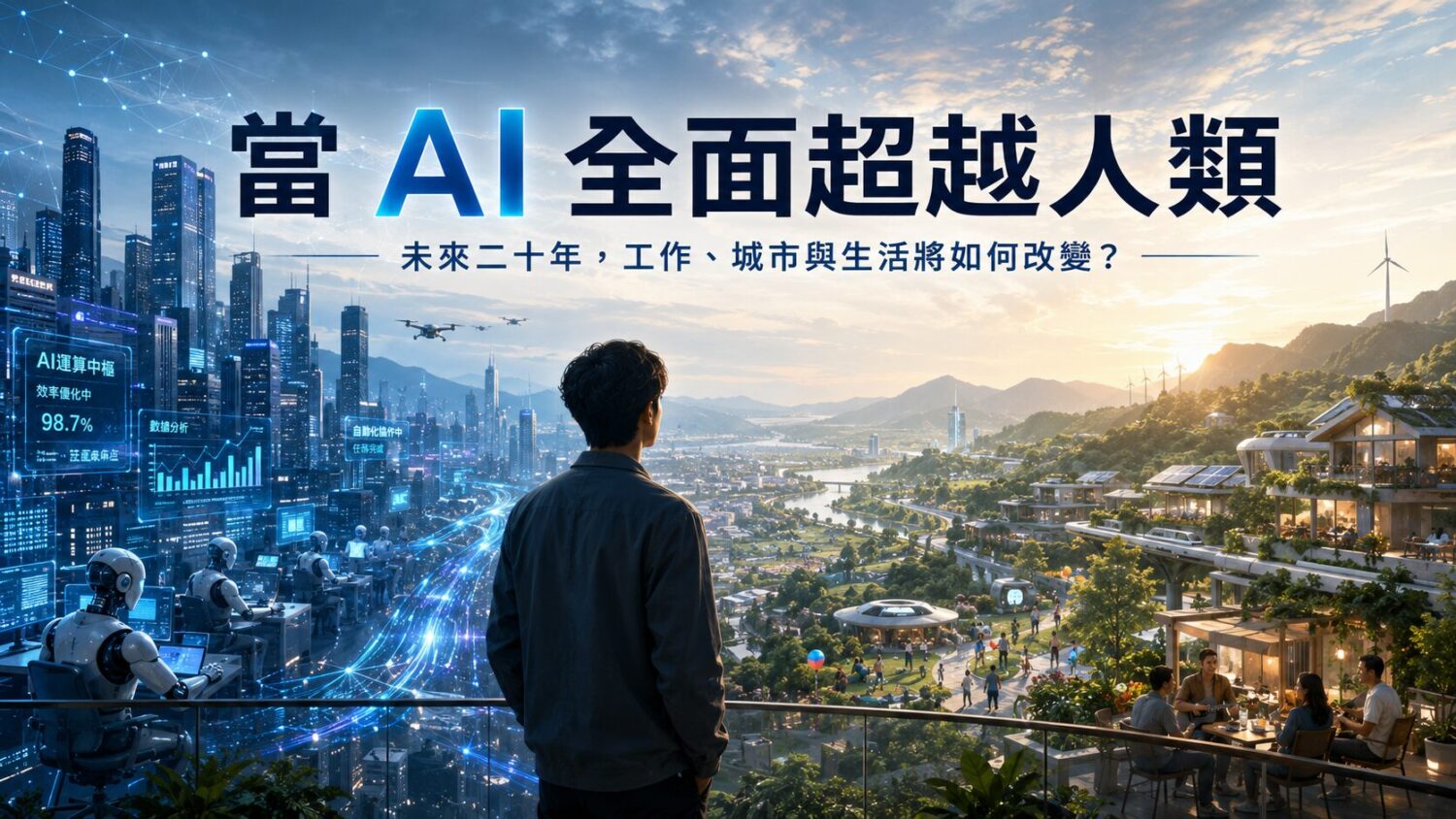 當 AI 全面超越人類：未來二十年，工作、城市與生活將如何改變？