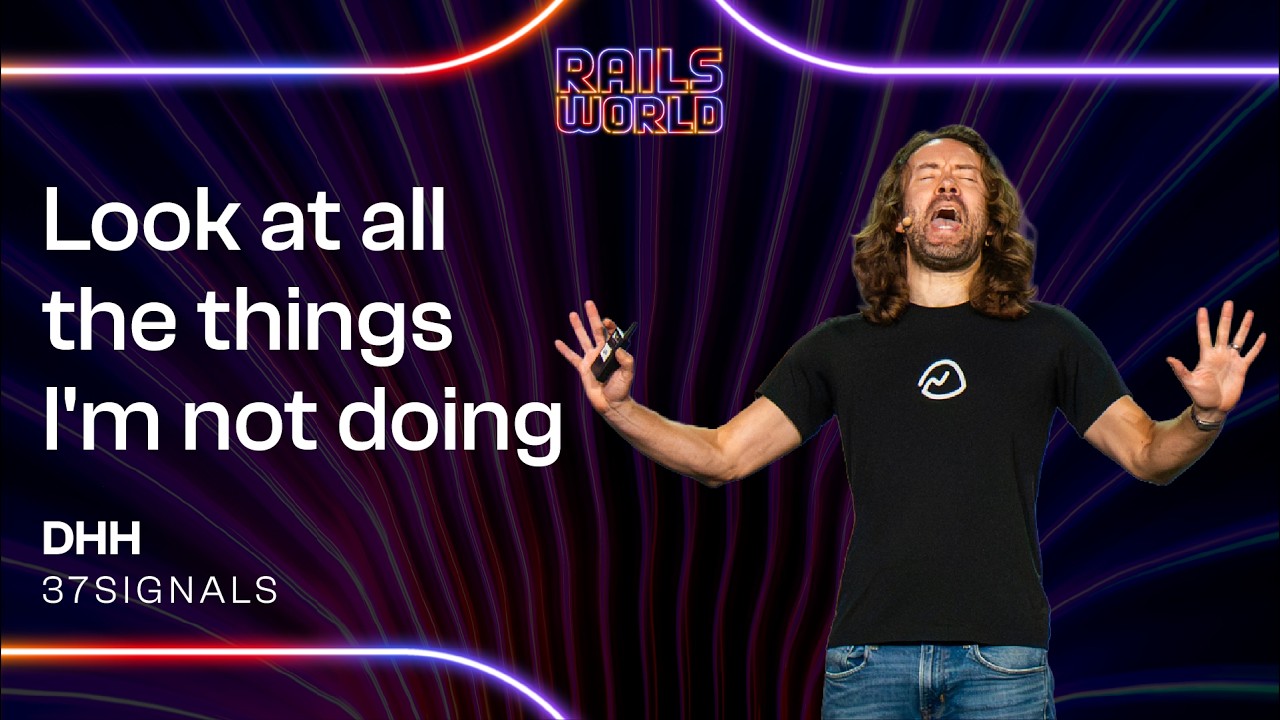 Ruby on Rails創辦人DHH宣布「棄筆」：37signals全面轉向AI寫程式碼 maxresdefault