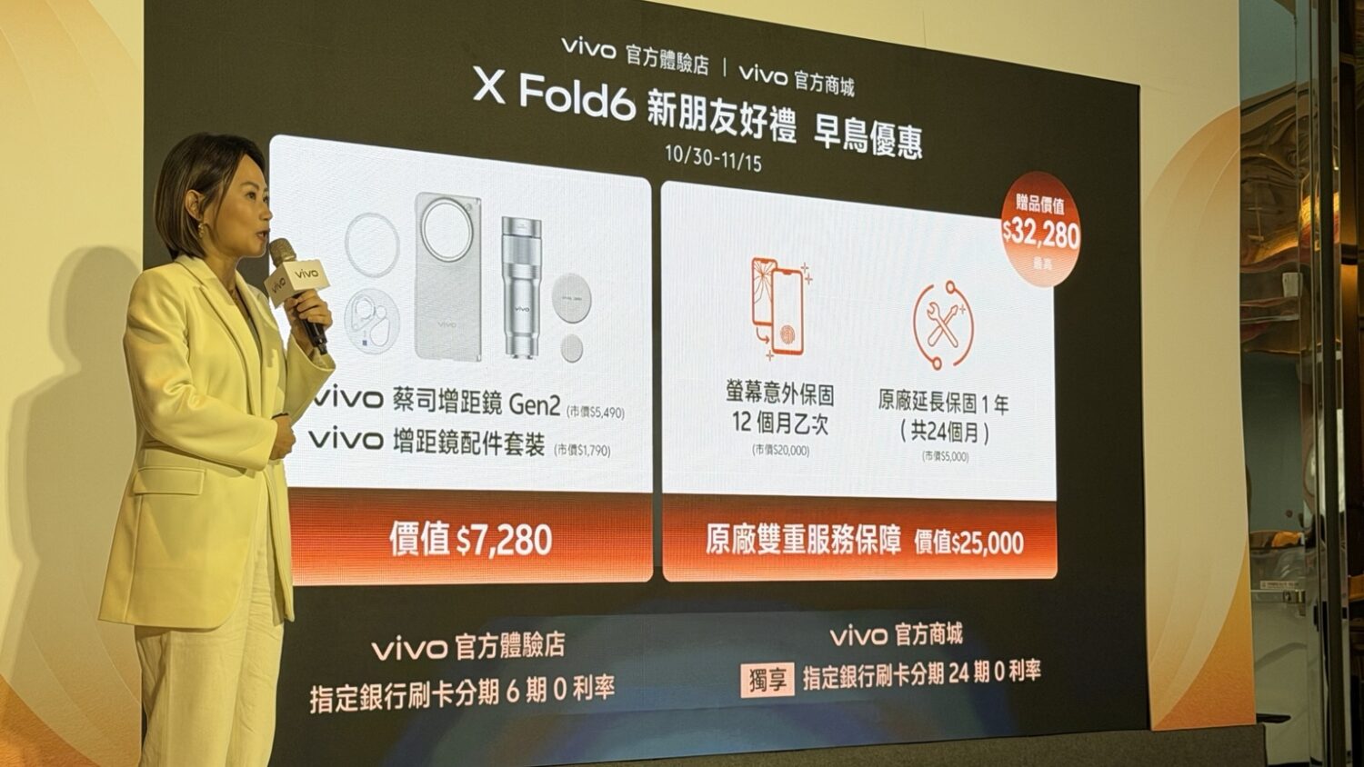 vivo X500 系列台灣上市！周杰倫晴天濾鏡、2 億畫素蔡司長焦、X Fold6 售價與優惠整理 vivo-x-fold6-early-bird-gifts-2026-scaled